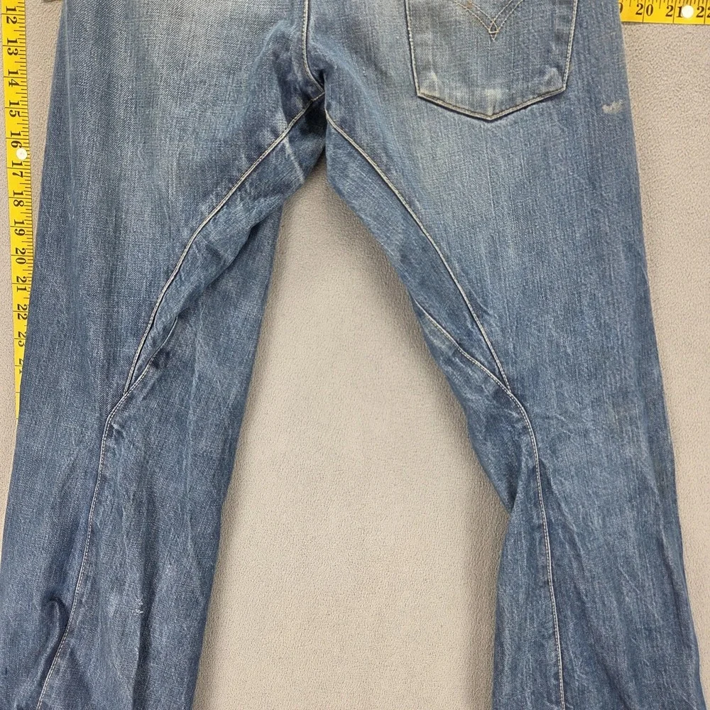 Vintage Levis Engineered Jeans Mens 30x30 Blue Buckle Back One Pocket Twisted